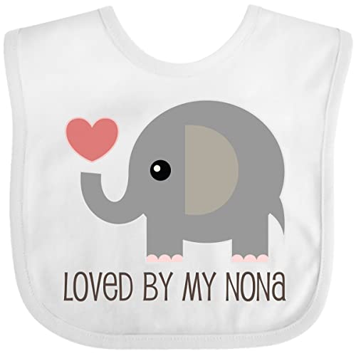 inktastic Loved By My Nona Grandma Baby Bib - Main Image