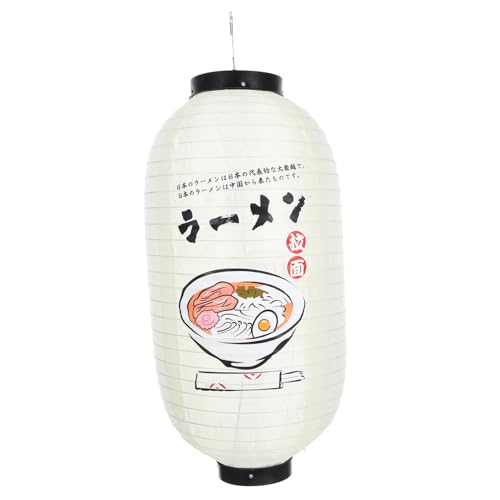 BUGUUYO 和風防水提灯 料理店向け屋外吊り下げ装飾 丈夫な耐摩耗性と色褪せ防止設計 和風ダイニング空間演出用