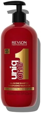 REVLON PROFESSIONAL UniqOne All in one Shampoo, 490 ml, pflegendes Haarshampoo zur Reinigung von Haar & Kopfhaut, Haarpflege für Seidigkeit und Glanz, reduziert Haarbruch, mit Anti Frizz Effekt