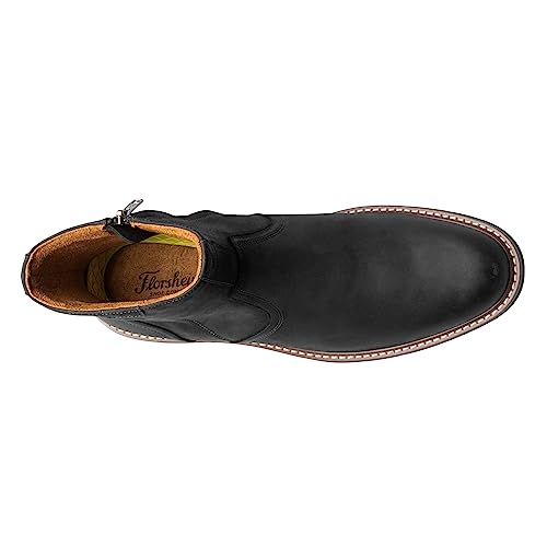 Florsheim Norwalk Side Zip Boot Men's Boot, 9.5 2E US, Black by Florsheim - Image 7