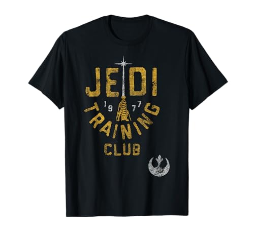 T-shirt Star Wars Jedi Training Club de qualité supérieure avec imprimé durable