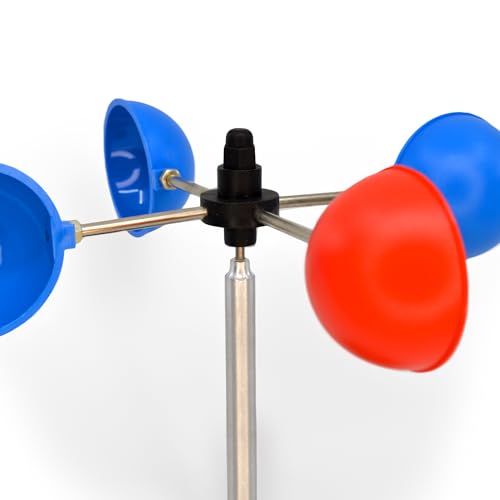 image for Eisco - Small Anemometer for Measuring Wind Speed Durable Weather-Resi