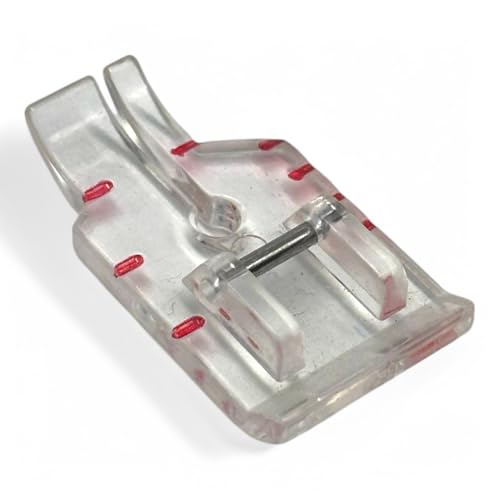 Image of ZENITH 1 /4 inch Quilting /Patchwork Sewing Presser Foot Clear Transparent Snap on Type for Automatic Electric Low Shank Sewing Machines Transparent (1 /4 inch Quilting /Patchwork Sewing Presser Foot)