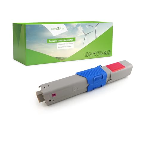 Green2Print Toner Magenta 5000 Seiten ersetzt Oki 44469723 passend für Oki MC561DN, MC562DNW, MC562DN, C510DN, C511DN, C530DN, C531DN