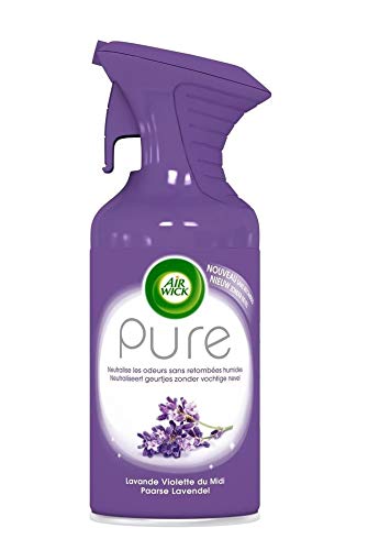 Airwick Pure Lot de 3 désodorisants en spray Lavande 250 ml