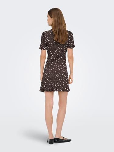 Robe à col en V Onlmolly Life avec manches courtes et sac intégré