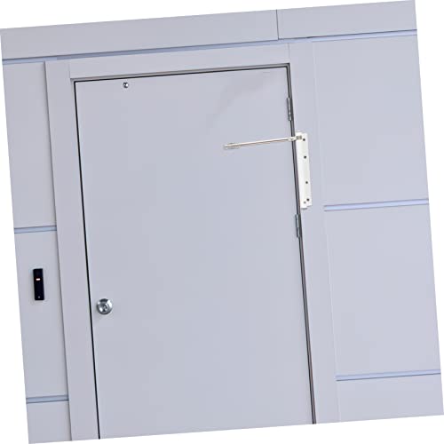 Cierrapuertas de acero inoxidable con acabado blanco y diseño de alta durabilidad 8