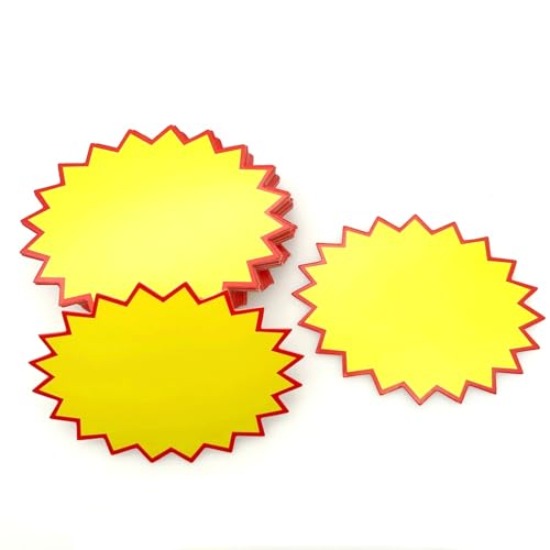 JZK 100 etiquetas de precios de venta al por menor, impresión de un solo lado, etiquetas de precio de venta al por menor, 8 x 11 cm