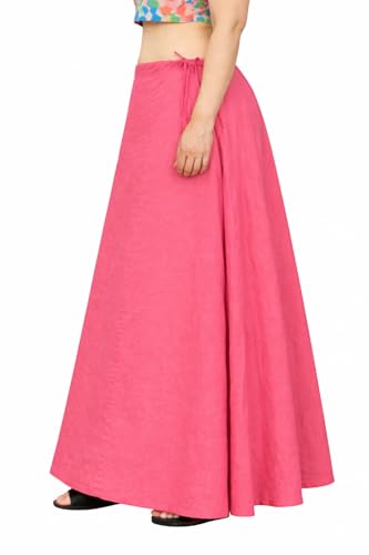 Image of CITIX Pure Cotton Petticoat for Woman Saree | Adujastable Drawstring Waist