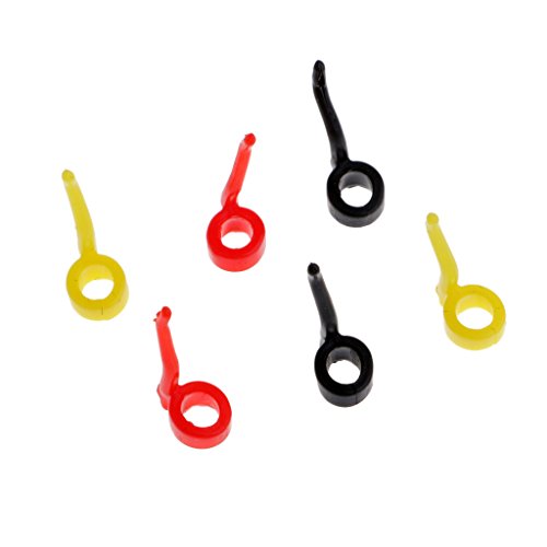 YIJU 108pcs Pesca de Carpa, Mangas Alinhadoras Mangas de Gancho, Cabeleiras de Carpa