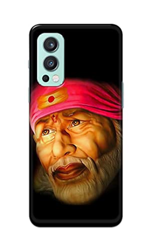 Image of PRINTFIDAA Sai Baba Lord Shiridi Great God Hinduism Religious Hard Back Cover for OnePlus Nord 2 (5G) Back Cover -(P6) KAT1002