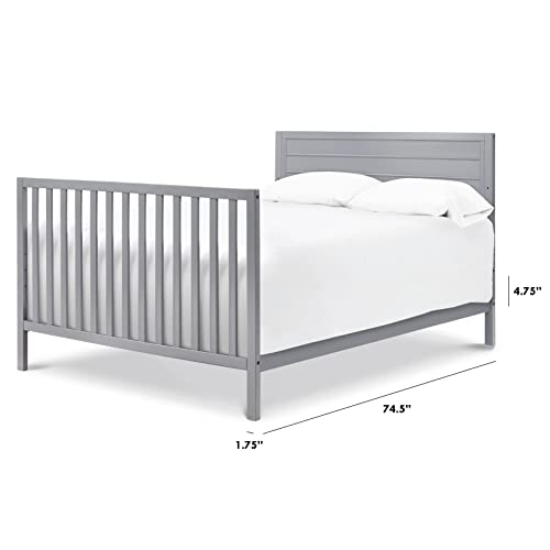 Image of DaVinci Hidden Hardware Twin /Full-Size Bed Conversion Kit (M5789) in Grey