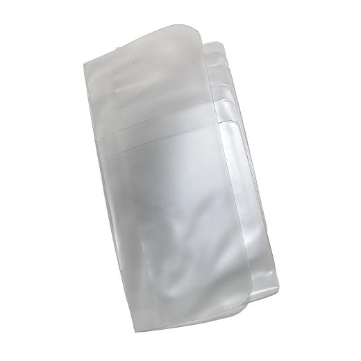 Buxton Unisex Vinyl Window Inserts for Secretary or Checkbook Wallet, Pack of 3, Clear