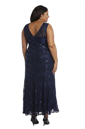 Image of R&M Richards Women's Starlit Siren Sequin Gown