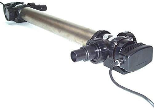 D&L 55007 Edelstahl UVC Teichklärer 55W Wasserklärer Lichtfilter Vorklärgerät Koi AWZ