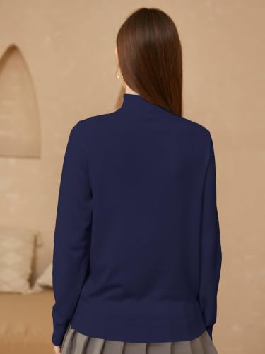 Image of SANGTREE Women's Turtleneck Sweaters Long Sleeve Pullover Tops | Breathable and Lightweitht Fall Winter Fashion Outfit.Perfect for Daily,Office,Vacations,Holiday,Family Gatherings Etc.