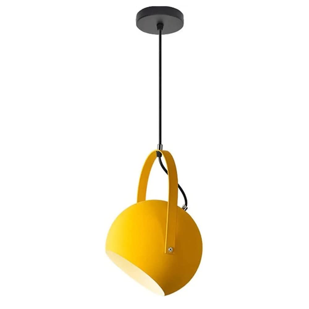 HXYSXHJUO Macaron Rotatable Pendant Light Fixture - Colorful Aluminum Chandelier for Home(B,25X35CM)