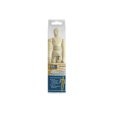 Art Advantage Mannequin, Natural, 4-1/2-inch Male Cover