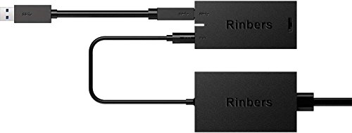 Rinbers for Microsoft Kinect 2.0 Sensor AC Adapter Power Supply Unit Brick Style with Power Cord Cable for Xbox One Slim/Xbox One X/Windows 10 PC Rinbers for Microsoft Kinect 2.0 Sensor AC Adapter Power Supply Unit Brick Style with Power Cord Cable for Xbox One Slim/Xbox One X/Windows 10 PC