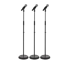 Includes 3 dynamic vocal mics, straight mic stands and more! The ultimate dynamic vocal microphone for stage and studio Be heard only when you want to thanks to on/off switch Capture every last nuance via the detailed frequency range Tailored frequen...