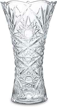 Decorative Glass Vase for Flower Plants Home Decor Office Living Room Bedroom Table Top Decorations Items Crystal Clear 12 Inch Big Size-image-45