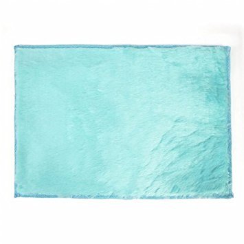LockerLookz(TM) Plush Fur Rug - Blue