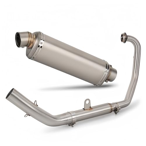 Tuyau d'échappement CFMOTO 250SR 300SR avec collecteur et silencieux argent