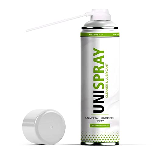 Waldent Unispray Universal Dental Handpiece Oil Spray | Effective Lubrication for Dental Handpieces | Reduces Friction & Wear | Compatible with All Brands | Dental Oil Spray | 500ml