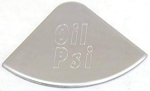 Image of GG Grand General 68651 Stainless Steel Oil PSI Gauge Emblem for Kenworth