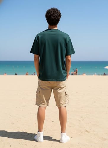 Image of Lymio Oversized T Shirt for Men || Round Neck T Shirt || Printed T Shirt (T-91-94)