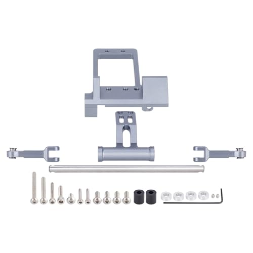 Kit cylindre direction hydraulique RC 1/10 pour Axial Scx10 III chassis LCG argent