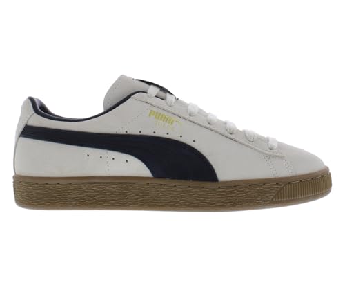 Image of PUMA Terrace Suede Mens Shoes Size 8.5, Color: Alpine Snow /Gum Beige /Cloud White