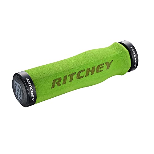 Ritchey WCS Truegrip Neoprene Locking MTB Handlebar Grips: Green 130mm, 130 mm