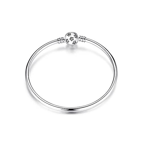 Bracelet breloques argent 925 fermoir bijoux femmes filles tendance
