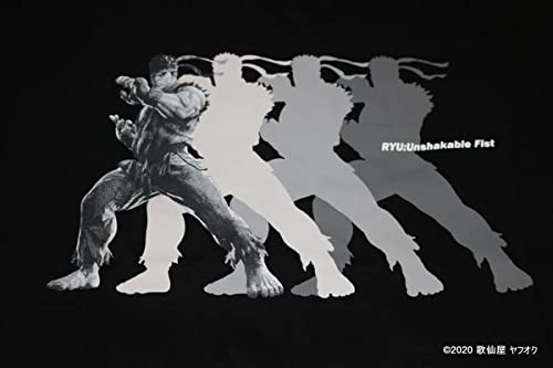 Amazon.co.jp: ストリートファイターV Tシャツ 黒 メンズ L