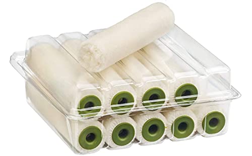 Professionele verfkwast lakkwast mt. 06 (30 mm) en 50 mm | velours verfroller verfroller verfroller 10 cm | verfbak verfbak verfbad 15 x 32 cm | roestvrij staal opsteekbeugel verfroller-beugel - Afbeelding 8