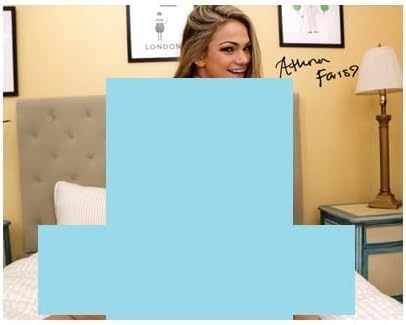 ATHENA FARIS SIGNED AUTOGRAPHED 8x10 PHOTO POPULAR ADULT ACTRESS BECKETT BAS