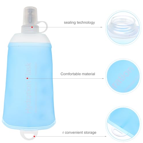 Bouteille d'eau étanche et portable en silicone souple