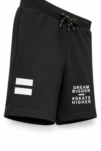 Image of Alan Jones Clothing Boys Casual Bermuda Shorts | Placement Print | French Terry | Regular Fit | Drawstring Closure | Age 5-16 Years | Lounge & Casual Wear