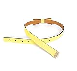 kate spade new york Women's 0.75 Inch Bow Belt, Stylish Accessory with Adjustable Sizing for Everyday Styling, Sunnyside, L