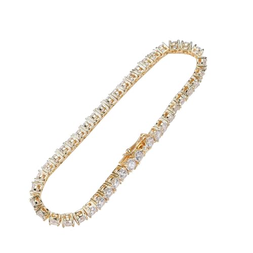 Bracelet classique en diamants simulés, cadeau idéal pour femme