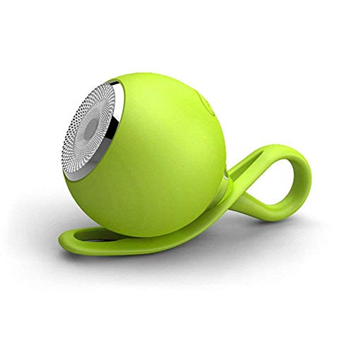 Altavoz Bluetooth Impermeable con función FM, Soporte de Tarjeta TF, Altavoz portátil para Ciclismo de Bicicleta de Viaje de Deportes al Aire Libre(Verde)