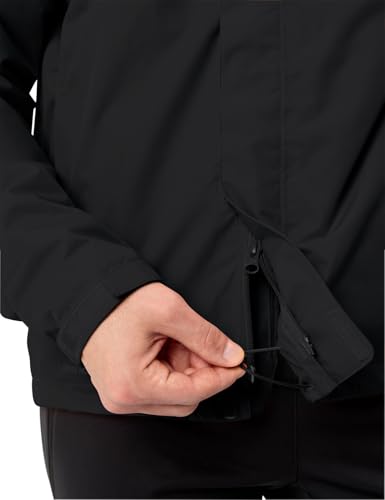 VAUDE Herren Fahrrad- Regenjacke Escape Bike Warm Jacket, wärmend, wasserdicht, winddicht und atmungsaktiv, black, M