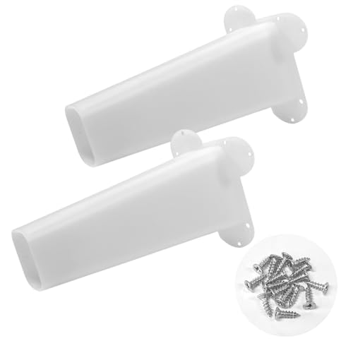 2 Pcs One Way Bat Door Bat Cone One Way Excluder for Bats Make Your Structure Peace Again Bat Exclusion Reusable Tool Deterrent Remove Plastic Cone Device for House Bats Control Removal