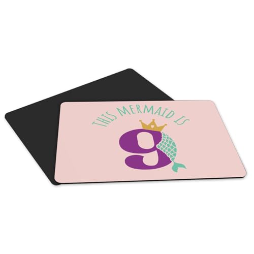 Sets de table cadeau anniversaire 9 ans thème sirène pour décoration fille - 5
