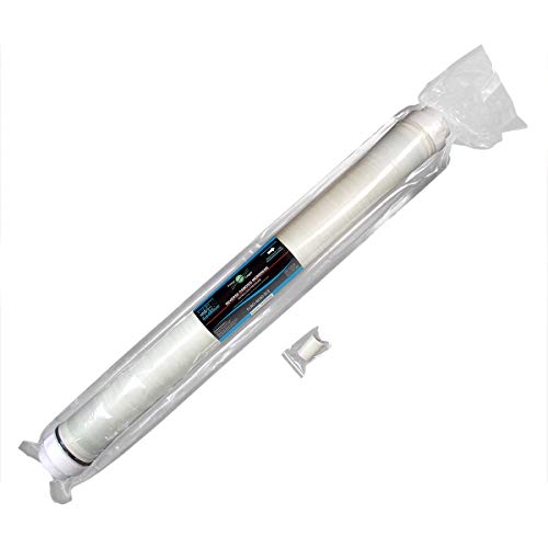 FilterLogic 4" x 40" FLRO-4040-XLE Extra Low Pressure Commercial Reverse Osmosis Membrane - 2,600GPD - for RO Systems/Window Cleaning/Fish & Aquariums/Solar Panel, Glass Cleaning