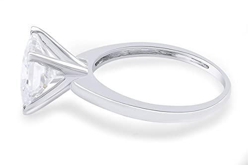 Princess Cut Sparkling White Cubic Zirconia Solitaire Engagement Ring In 14k Gold Plated 925 Sterling Silver Jewelry Gift For Women Wedding4