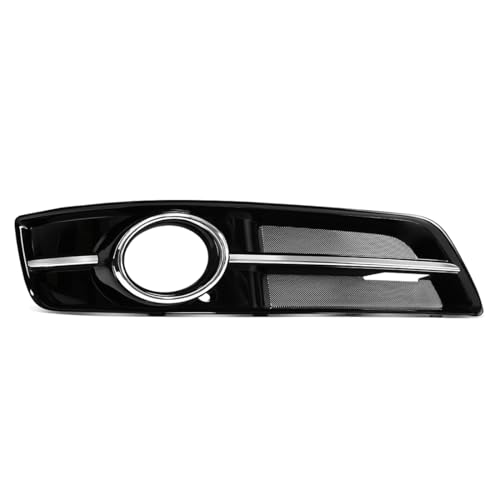 CMJAHU Fit For A-u-d-i A3 2010-2013 Fog Lamp Grill Cover Car Accessories Trim 8P0807681J 8P0807682J Right/Left Front Bumper Light Grille(Only Right)