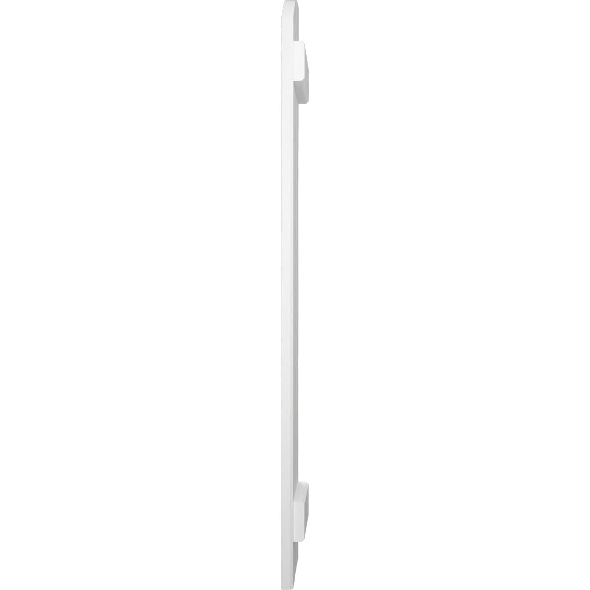Ekena Millwork ARW101BE311X64PRH Americraft Lot de 3 volets extérieurs en bois véritable avec dessus elliptique (paire), 26,4 x 162,6 cm (l x H), apprêté
