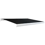 Maximale Projektion: 250 cm vidaXL Kassettenmarkise Motorisiert 350cm Sonnenschutz Klemmmarkise Markise